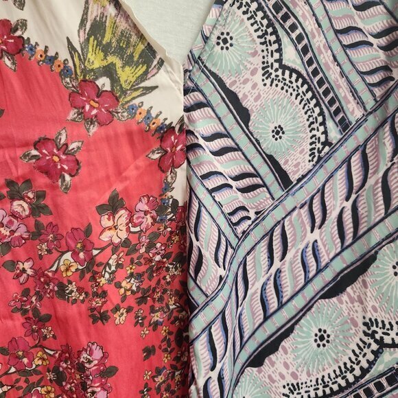 Free People Pick Your Scarf Maxi-Tee Womens Size Medium Pink Multi New - Picture 5 of 10